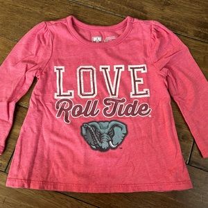 Alabama long sleeve top 12-18 M